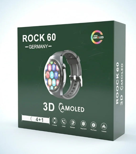 Rock 60 - AMOLED German Smartwatch