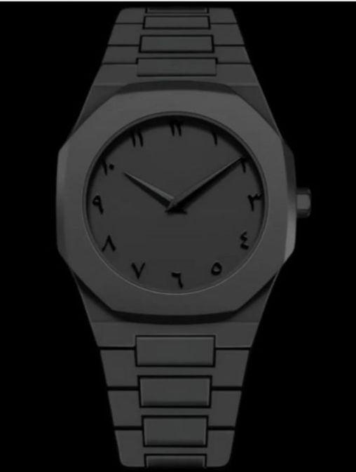 Aura Black Watch – Arabic Numbers Edition