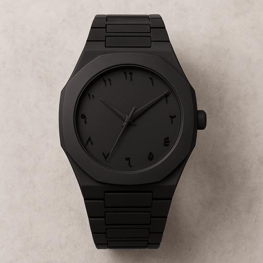 Aura Black Watch – Arabic Numbers Edition